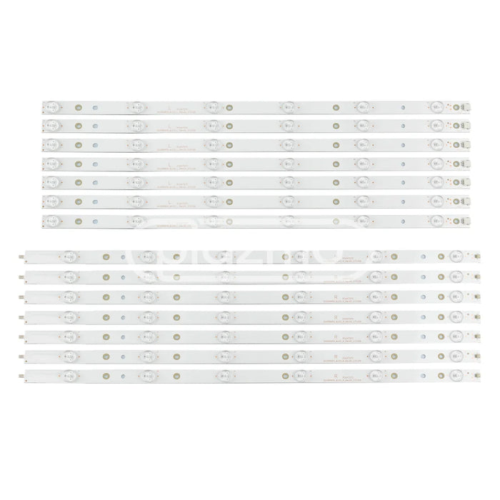 LED Backlight Replacement for 55’’ ViewSonic CDE5510 Commerical Display (Model No. VS17215) 6 Lens LED per strip LED Assembly