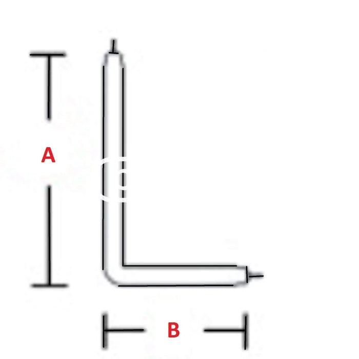 92 x 71mm (2.4mm diameter) Monitor Repair L-Shape CCFL Lamps for LCD Screen Shaped CCFL Lamp